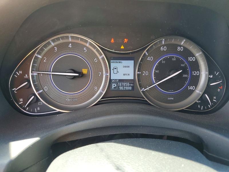 2013 Infiniti Qx56 VIN JN8AZ2NEXD9042496 COPART salvage auction — FRONT END, Mo - Salvage Certificate Of Title, sold $1,300 on 2026-07-28 (photo 9)