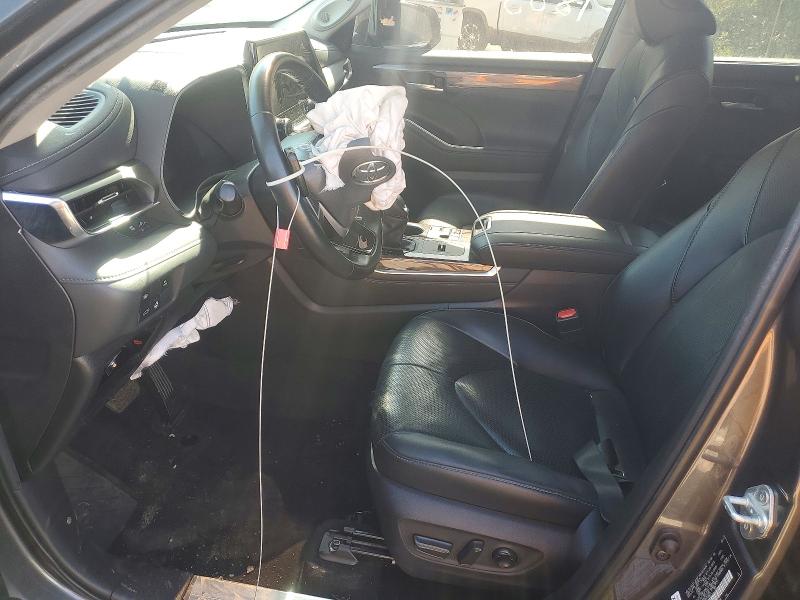 2023 Toyota Highlander hybrid VIN 5TDXBRCH2PS120601 COPART salvage auction — FRONT END, Id - Salvage Certificate Of Title, sold $18,500 on 2026-07-23 (photo 7)