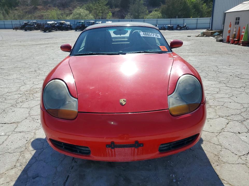 2002 Porsche Boxster VIN WP0CA29862U620846 COPART salvage auction — MINOR DENT/SCRATCHES, WV - SALVAGE CERTIFICATE, sold $1,750 on 2026-07-30 (photo 5)