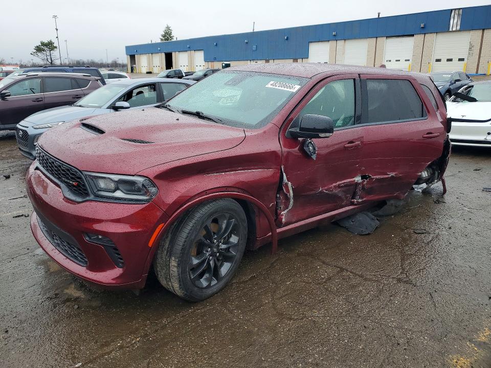 2022 Dodge Durango VIN 1C4RDJDG1NC160726 COPART salvage auction — REAR END, Oh - Cert Of Title-Salvage, sold $7,600 on 2026-07-24 (photo 1)