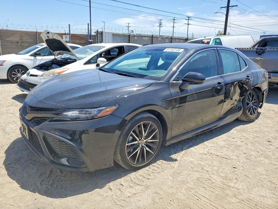 2024 Toyota Camry VIN 4T1G11AK9RU916095 COPART salvage auction — SIDE, CA - SALVAGE CERTIFICATE, sold $6,900 on 2026-07-02 (photo 1)