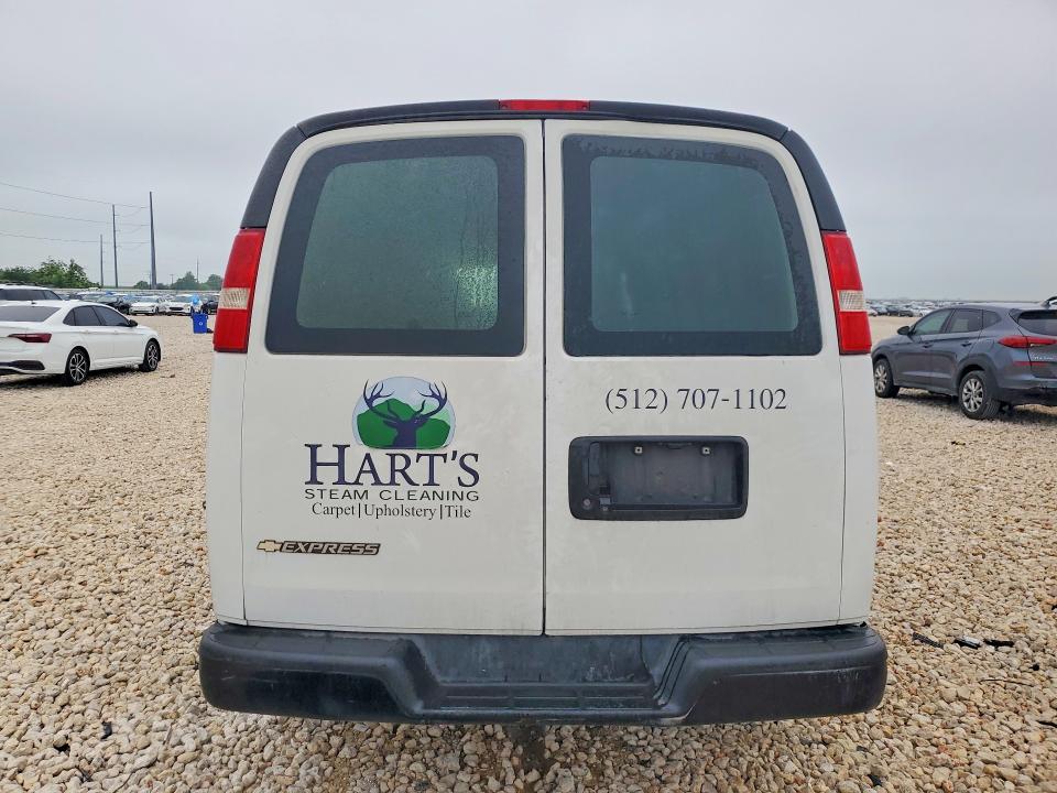 2019 Chevrolet Express 2500 VIN 1GCWGBFP8K1152532 COPART salvage auction — FRONT END, TX - SALVAGE VEHICLE TITLE, sold $2,400 on 2026-07-09 (photo 6)