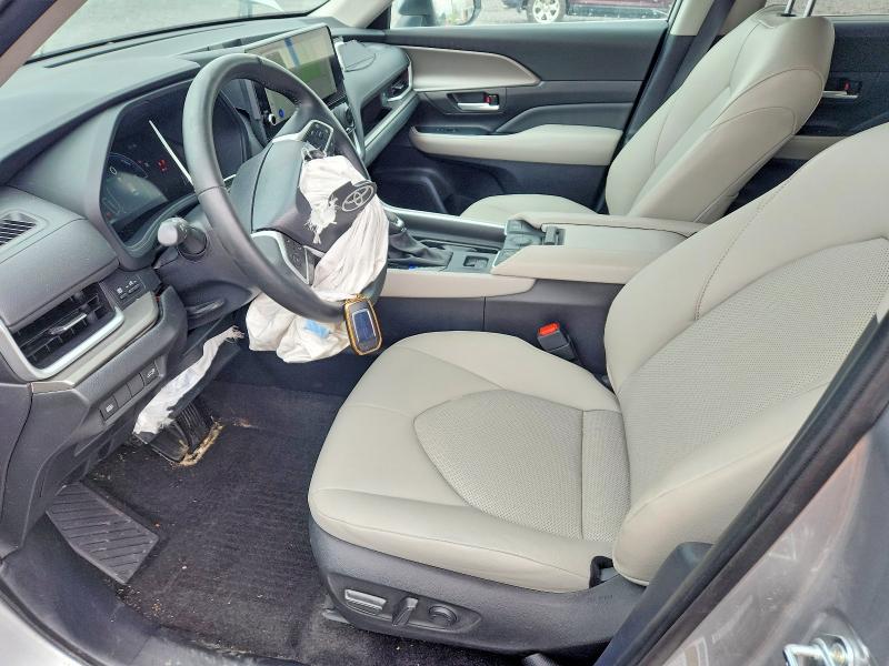 2024 Toyota Highlander VIN 5TDACAB5XRS027940 COPART salvage auction — FRONT END, Il - Salvage Certificate, sold $17,600 on 2026-07-06 (photo 7)