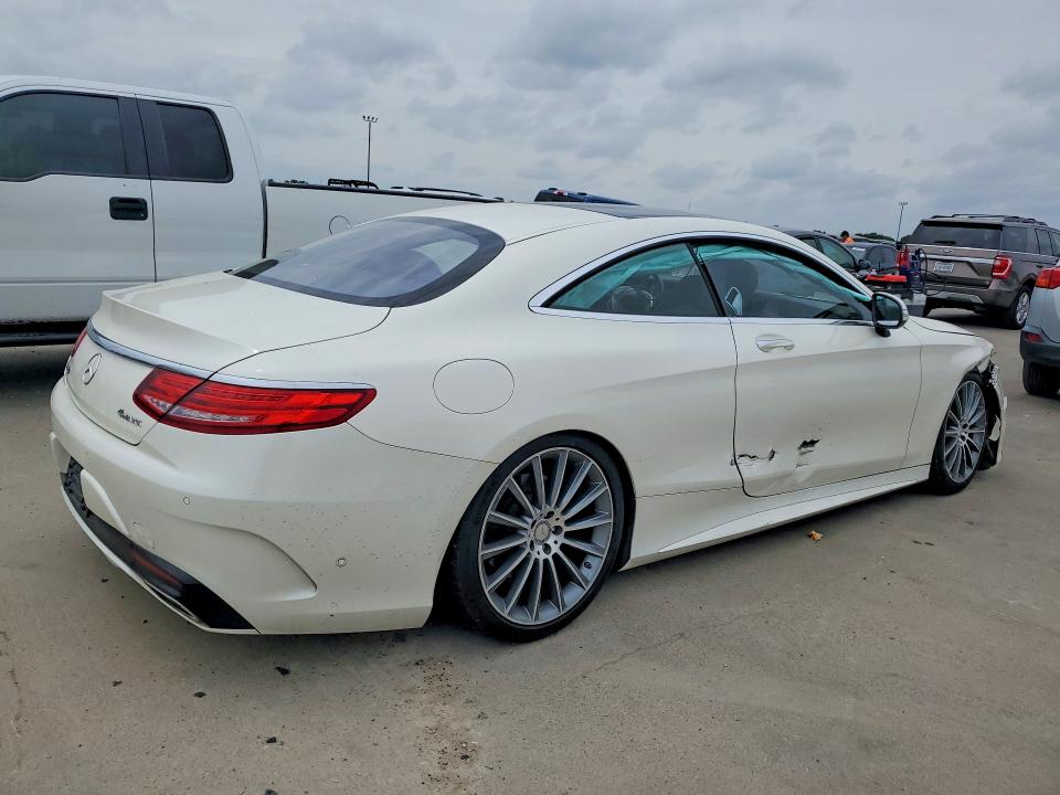 2015 Mercedes-benz S-klasse VIN WDDXJ8FB5FA010566 COPART salvage auction — FRONT END, Tx - Salvage Vehicle Title, sold $13,900 on 2026-07-09 (photo 3)