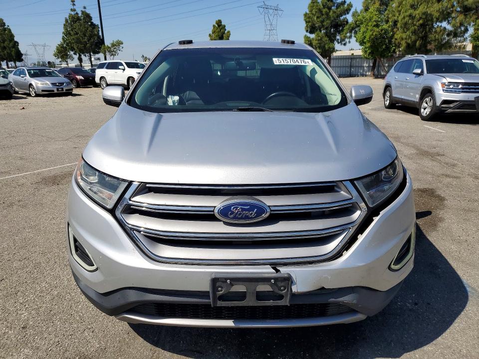 2017 Ford Edge VIN 2FMPK3J92HBC27509 COPART salvage auction — SIDE, CA - SALVAGE CERTIFICATE, sold $2,000 on 2026-07-02 (photo 5)