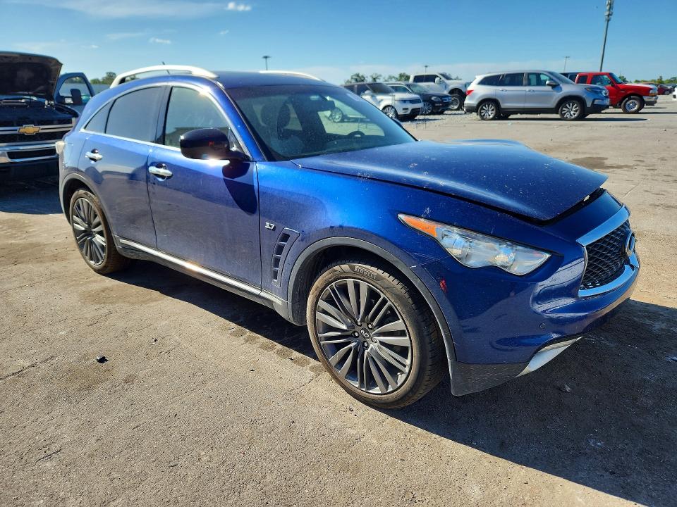 2017 Infiniti Qx70 VIN JN8CS1MU7HM140761 COPART salvage auction — FRONT END, Fl - Cert Of Title Slvg Rebuildable, sold $625 on 2026-07-08 (photo 4)