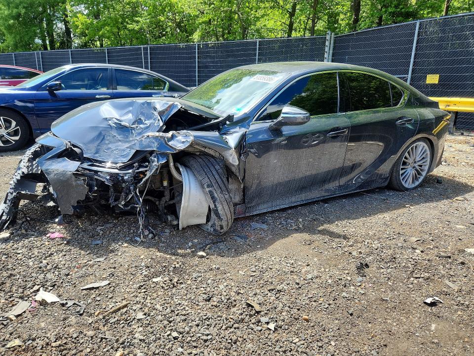 2023 Lexus Is VIN JTHD81F2XP5050764 COPART salvage auction — FRONT END, Md - Cert Of Salvage < 75% Damage, sold $3,150 on 2026-07-28 (photo 1)