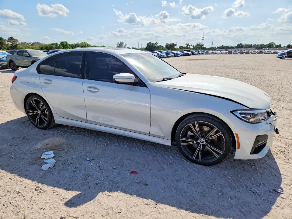 2021 BMW 3er VIN 3MW5R1J02M8C18207 COPART salvage auction — FRONT END, Fl - Cert Of Title Slvg Rebuildable, sold $15,400 on 2026-07-09 (photo 4)