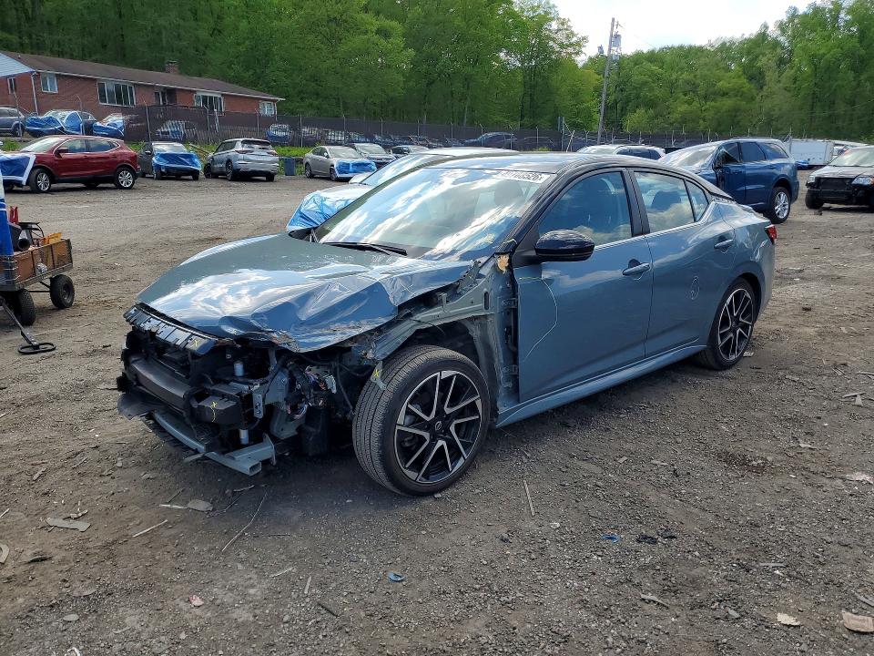 2025 Nissan Sentra VIN 3N1AB8DV2SY208167 COPART salvage auction — FRONT END, Md - Cert Of Salvage > 75% Damage, sold $6,000 on 2026-07-02 (photo 1)
