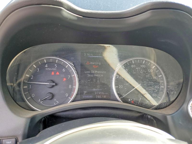 2018 Infiniti Q50 VIN JN1EV7AR4JM442144 COPART salvage auction — UNDERCARRIAGE, Ut - Salvage Certificate, sold $525 on 2026-08-03 (photo 9)