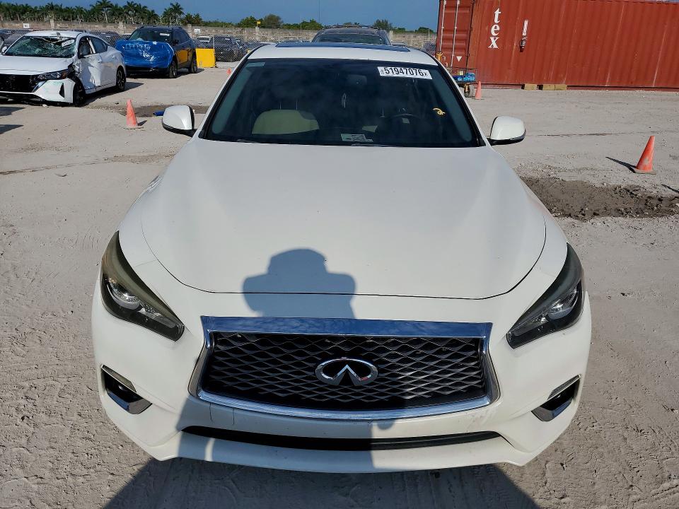 2018 Infiniti Q50 VIN JN1EV7AP4JM361790 COPART salvage auction — SIDE, FL, sold $5,100 on 2026-07-13 (photo 5)