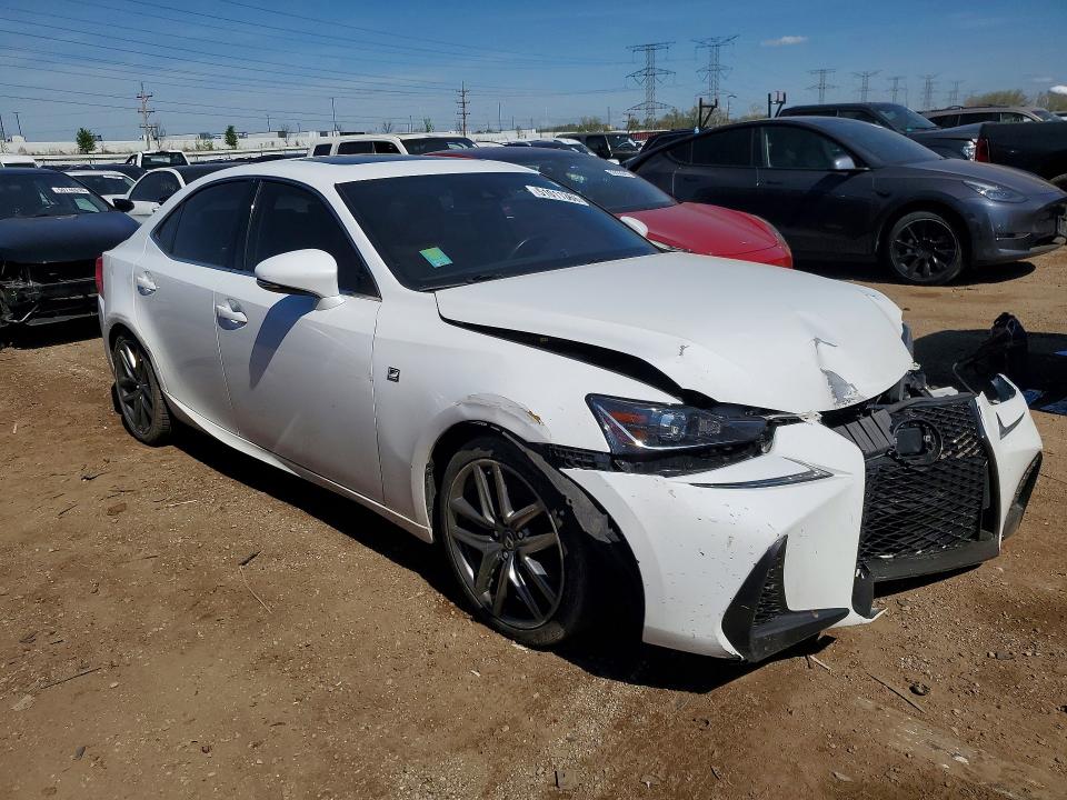 2017 Lexus Is VIN JTHCM1D2XH5023074 COPART salvage auction — SIDE, Il - Salvage Certificate, sold $4,250 on 2026-07-07 (photo 4)