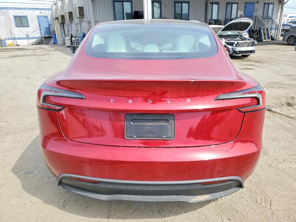 2025 Tesla Model 3 VIN 5YJ3E1EA2SF922294 COPART salvage auction — ROLLOVER, Salvage Title, sold $4,150 on 2026-07-27 (photo 6)