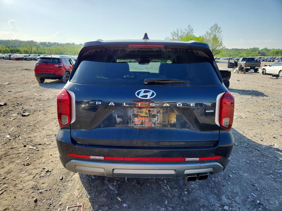 2025 Hyundai Palisade VIN KM8R4DGE0SU834443 COPART salvage auction — FRONT END, Wv - Salvage Certificate, sold $15,000 on 2026-08-03 (photo 6)
