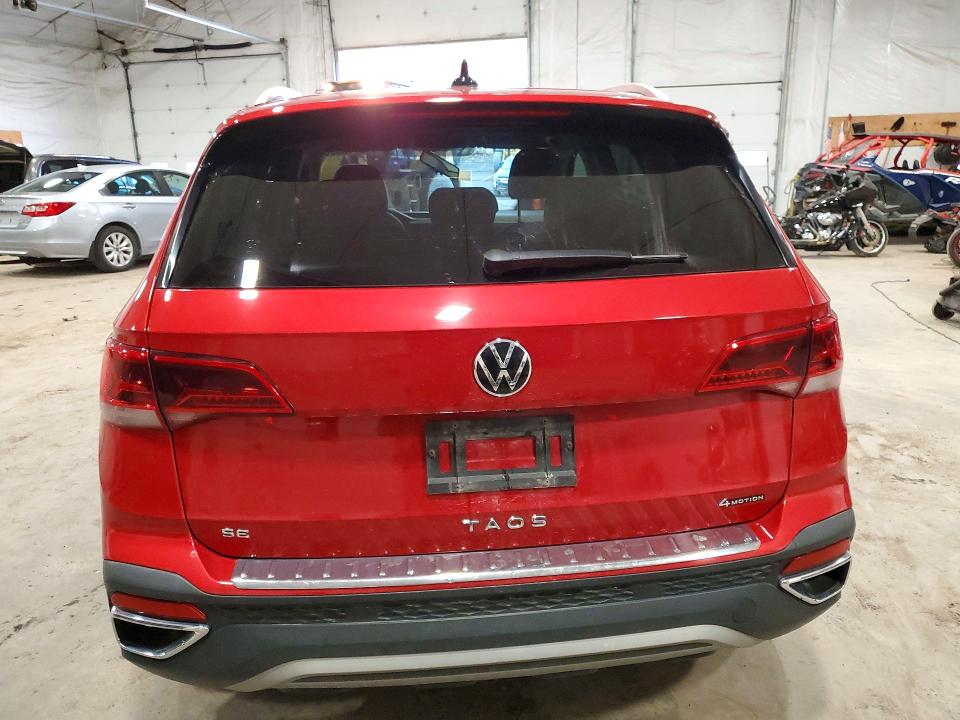 2022 Volkswagen Taos VIN 3VVWX7B26NM037718 COPART salvage auction — FRONT END, Wv - Salvage Certificate, sold $3,850 on 2026-08-19 (photo 6)