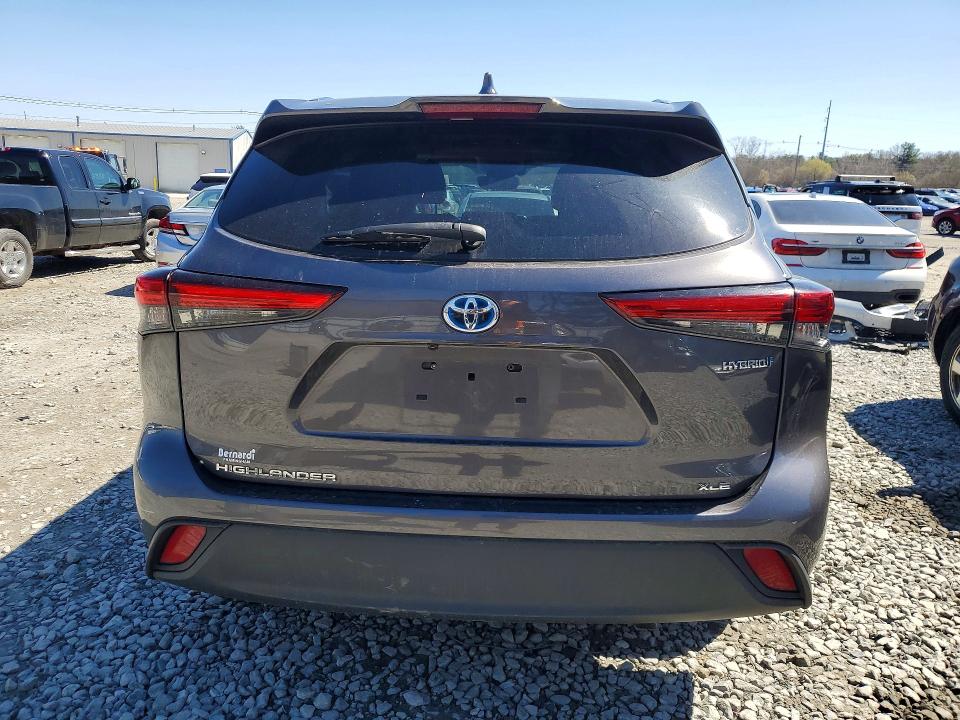 2021 Toyota Highlander VIN 5TDGARAH4MS506356 COPART salvage auction — SIDE, Id - Salvage Certificate Of Title, sold $15,700 on 2026-07-16 (photo 6)