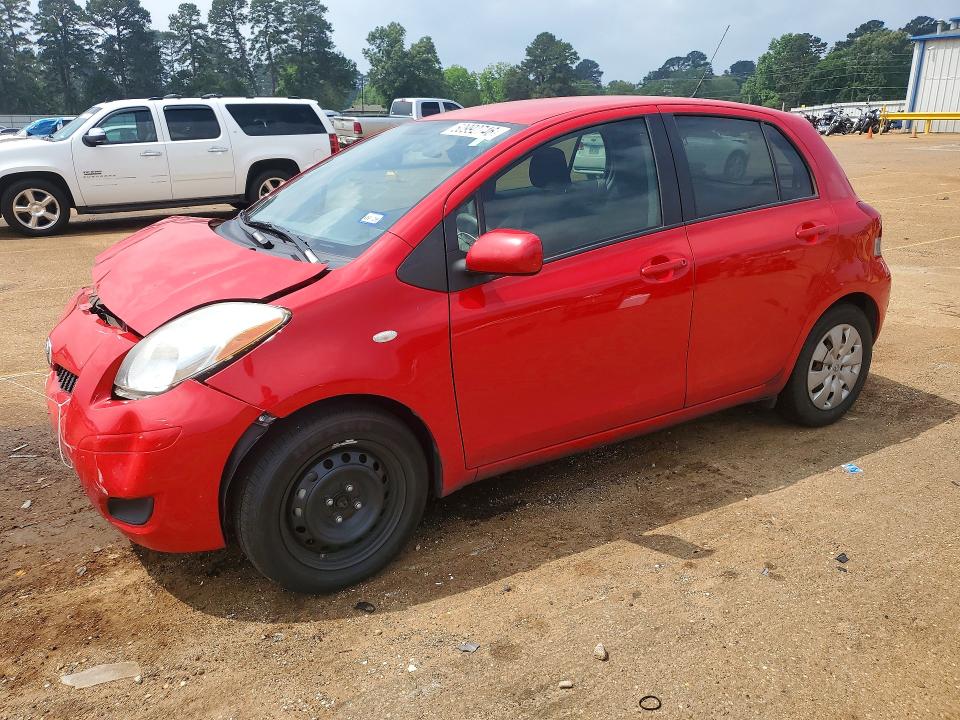 2009 Toyota Yaris VIN JTDKT903595239526 COPART salvage auction — FRONT END, TX - SALVAGE VEHICLE TITLE (P), sold $1,550 on 2026-07-20 (photo 1)