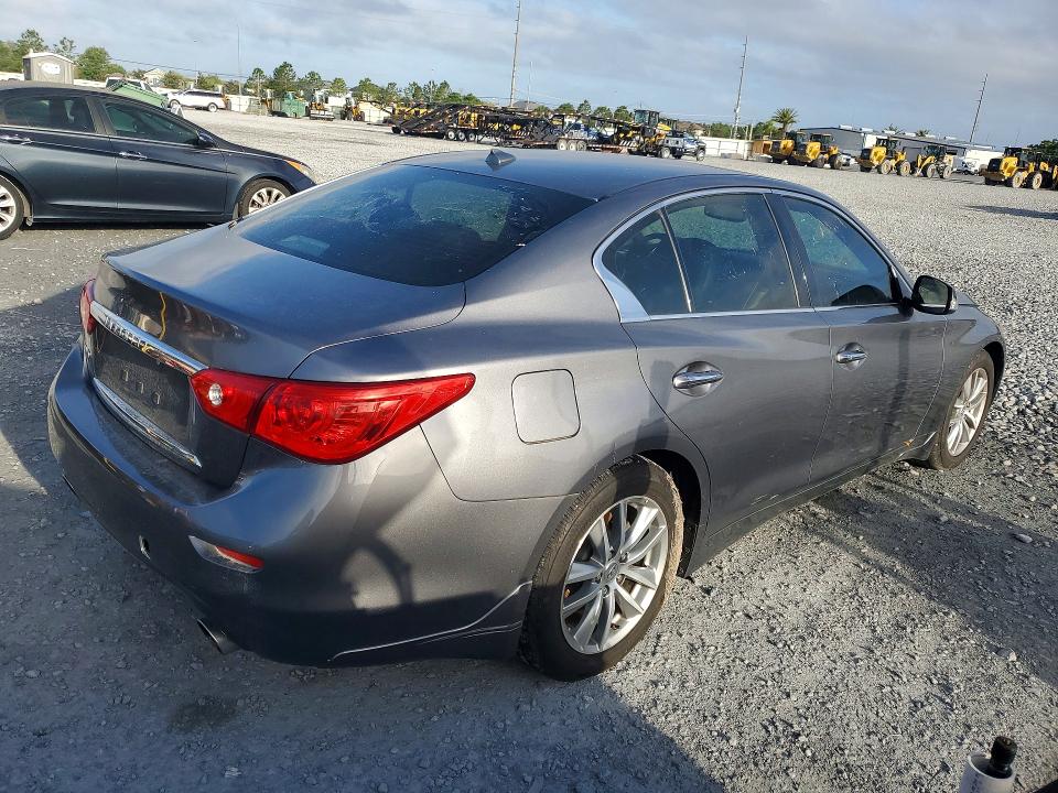 2017 Infiniti Q50 VIN JN1EV7AR3HM830699 COPART salvage auction — MINOR DENT/SCRATCHES, Fl - Cert Of Title-Rebuilt, sold $2,900 on 2026-07-03 (photo 3)
