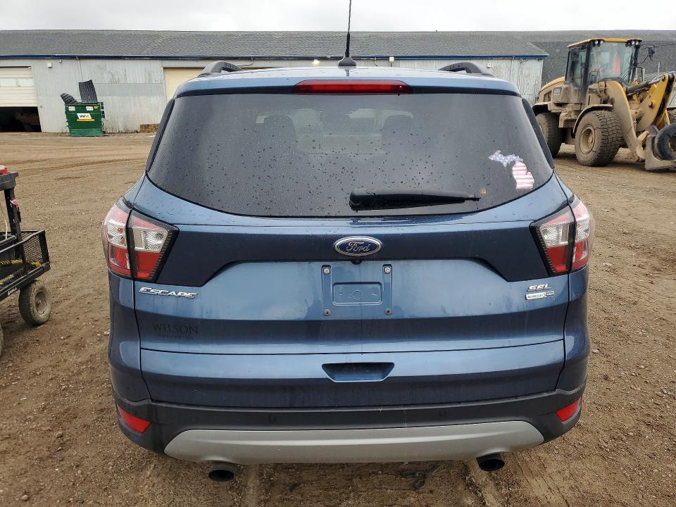 2018 Ford Escape VIN 1FMCU9HD6JUC79814 COPART salvage auction — FRONT END, Mi - Certificate Of Title, sold $350 on 2026-07-22 (photo 6)