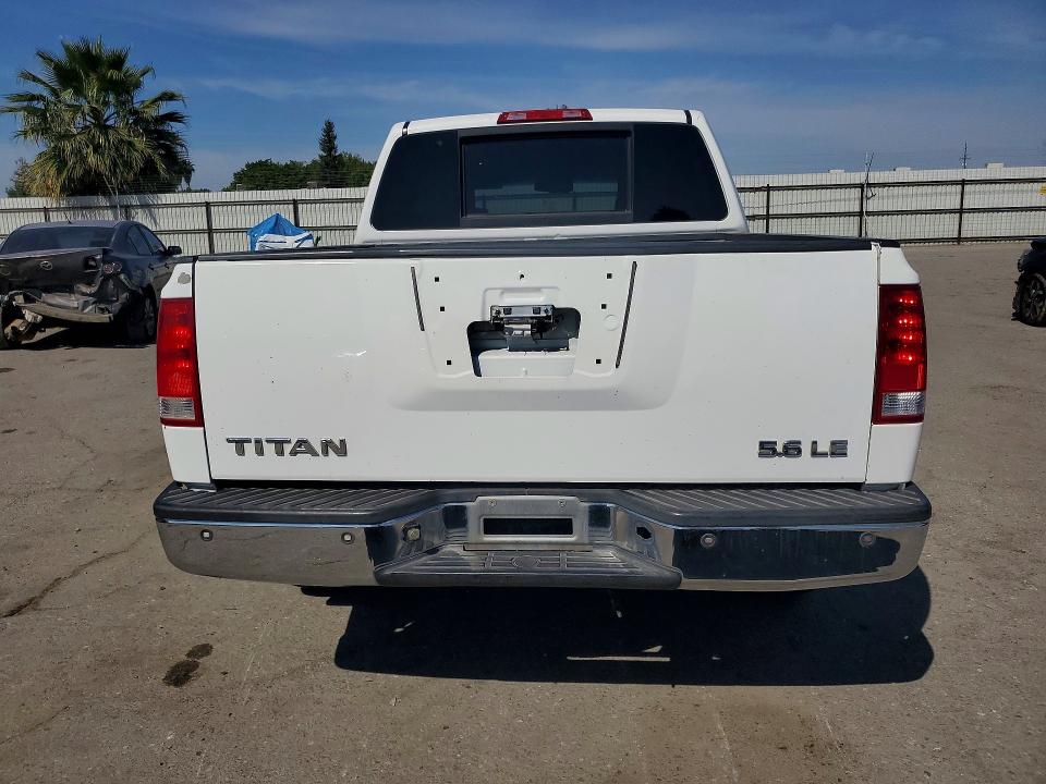 2006 Nissan TITAN VIN 1N6AA07A26N548185 COPART salvage auction — MECHANICAL, Ca - Dis/Dlr/Exp Only Clean Title (P), sold $425 on 2026-07-10 (photo 6)