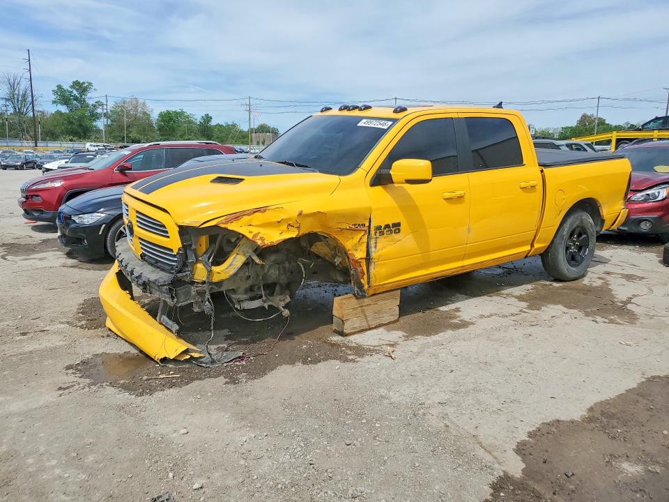 2016 Ram 1500 VIN 1C6RR7MT8GS322577 COPART salvage auction — FRONT END, IN - CERTIFICATE OF TITLE, sold $3,500 on 2026-08-22 (photo 1)