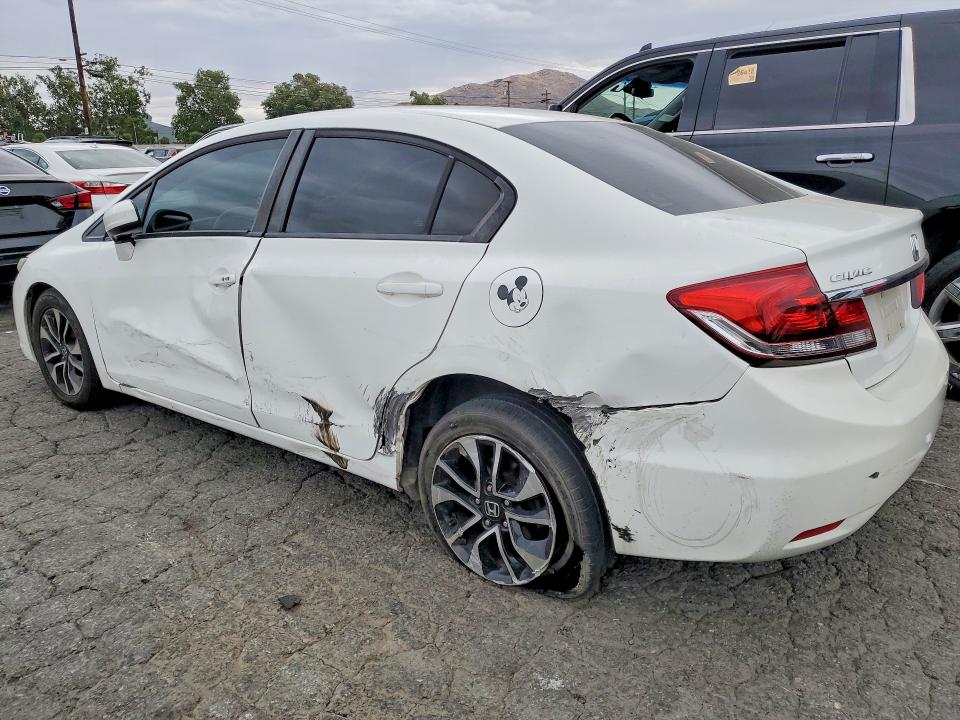 2014 Honda Civic VIN 19XFB2F84EE247517 COPART salvage auction — SIDE, Ca - Salvage Certificate, sold $2,300 on 2026-07-02 (photo 2)