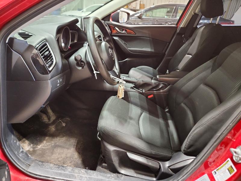 2016 Mazda 3 VIN JM1BM1U77G1304814 COPART salvage auction — FRONT END, WI, sold $950 on 2026-07-22 (photo 7)