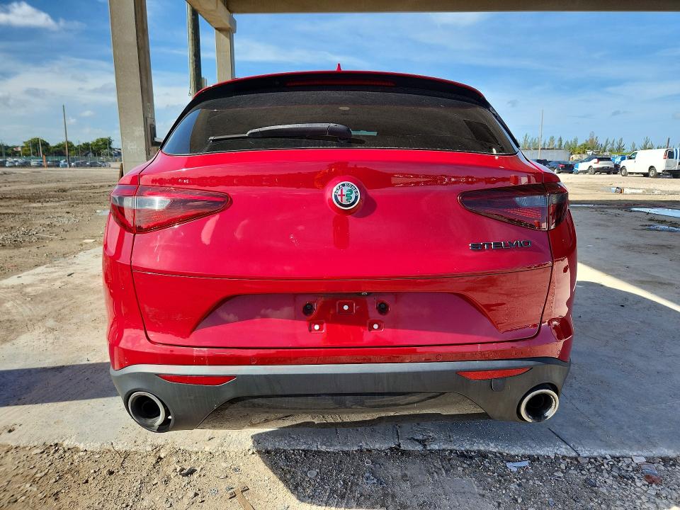 2021 Alfa romeo Stelvio VIN ZASPAJAN8M7C99804 COPART salvage auction — FRONT END, Fl - Certificate Of Title (P), sold $12,500 on 2026-07-28 (photo 6)