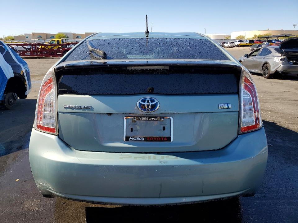 2013 Toyota Prius VIN JTDKN3DU4D1637191 COPART salvage auction — MINOR DENT/SCRATCHES, NV - CERTIFICATE OF TITLE, sold $4,750 on 2026-07-07 (photo 6)