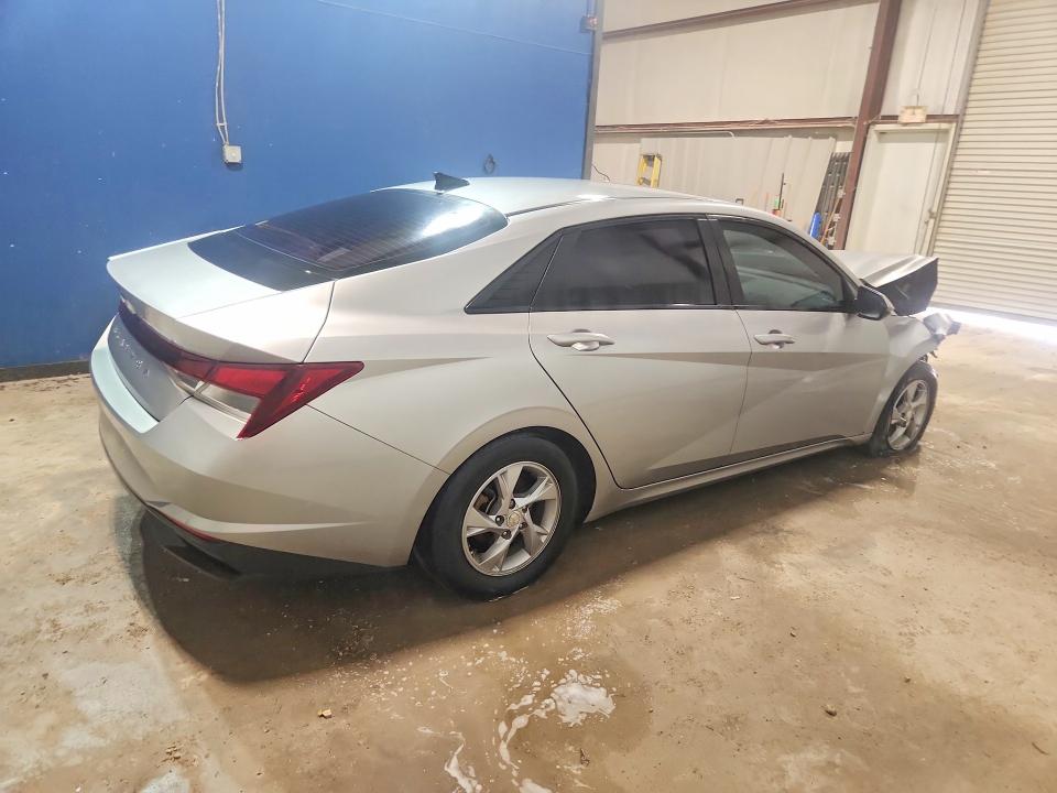 2021 Hyundai Elantra VIN 5NPLL4AG4MH016024 COPART salvage auction — FRONT END, Nc - Certificate Of Title, sold $1,950 on 2026-07-22 (photo 3)