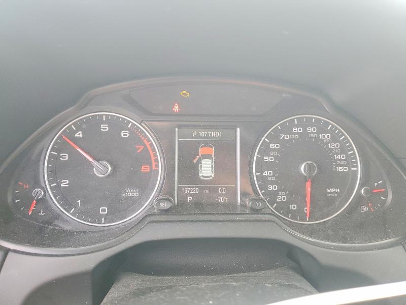 2013 Audi Q5 VIN WA1DGAFP6DA075352 COPART salvage auction — FRONT END, Mo - Salvage Certificate Of Title, sold $1,400 on 2026-07-31 (photo 9)