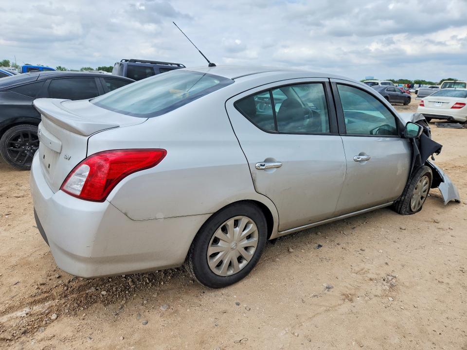 2019 Nissan Versa VIN 3N1CN7AP7KL874907 COPART salvage auction — FRONT END, Tx - Salvage Vehicle Title, sold $200 on 2026-07-23 (photo 3)