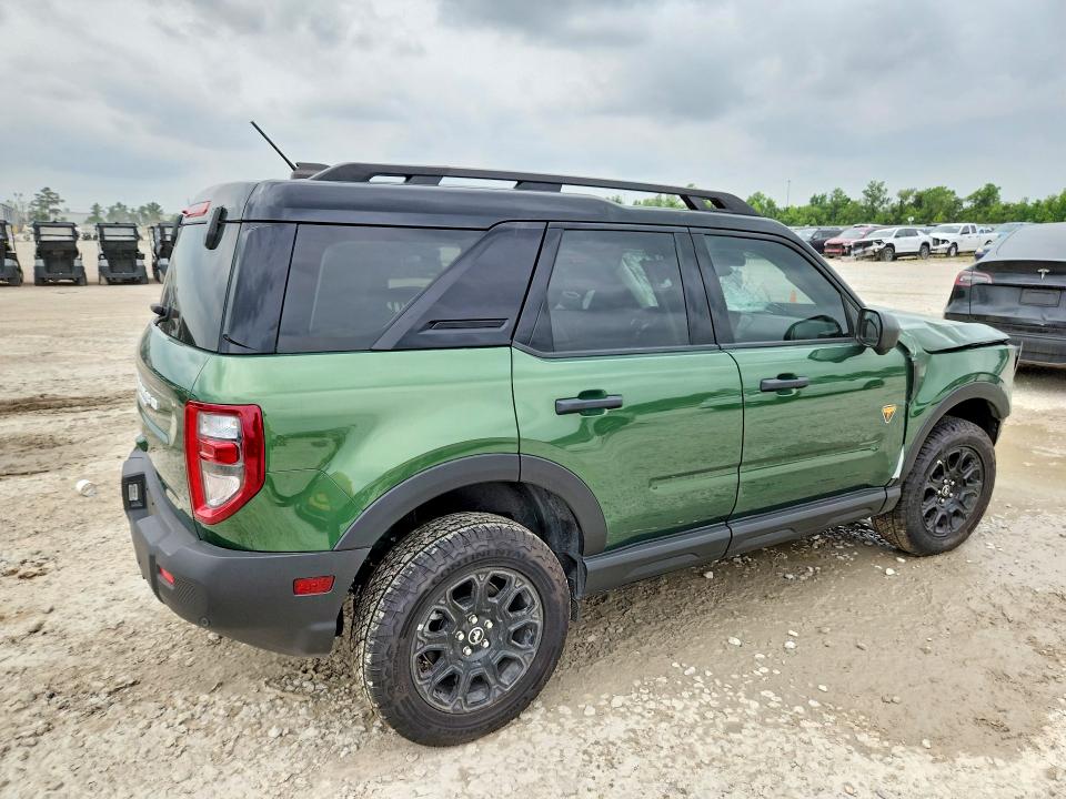 2025 Ford Bronco VIN 3FMCR9DA9SRE98093 COPART salvage auction — FRONT END, Tx - Salvage Vehicle Title, sold $7,600 on 2026-07-28 (photo 3)