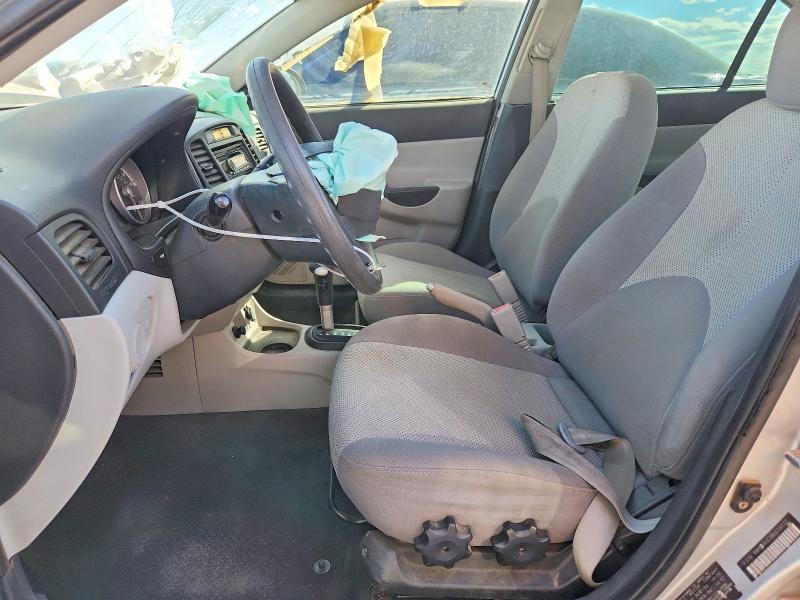 2008 Hyundai Accent VIN KMHCN46C38U214777 COPART salvage auction — FRONT END, NM - CERT OF TITLE-SALVAGE, sold $175 on 2026-07-27 (photo 7)