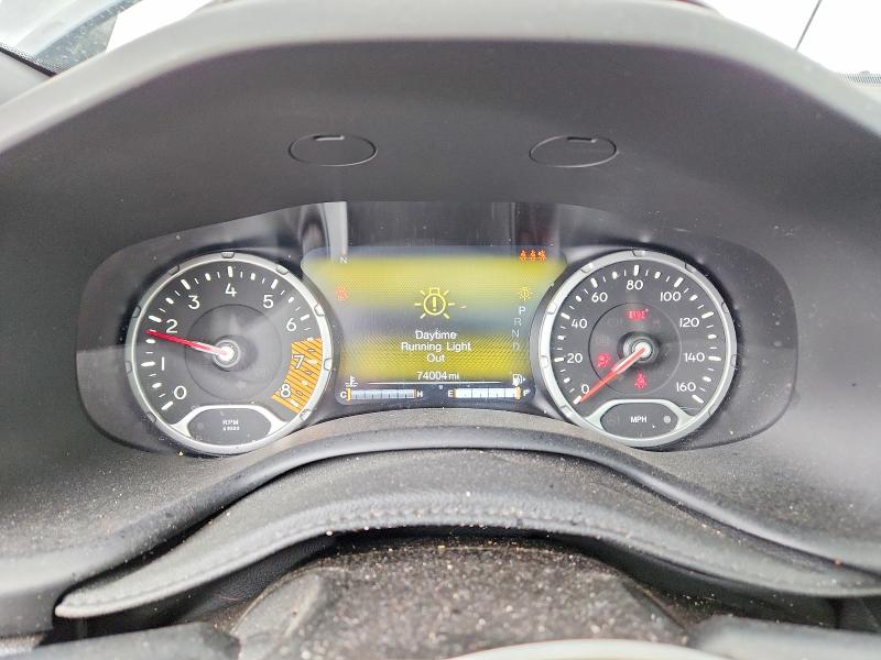 2019 Jeep Renegade VIN ZACNJBD18KPJ97446 COPART salvage auction — FRONT END, Il - Salvage Certificate, sold $3,050 on 2026-07-29 (photo 9)