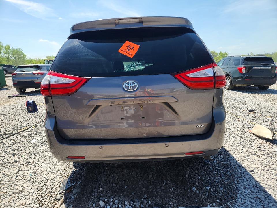 2016 Toyota Sienna VIN 5TDYK3DC5GS713552 COPART salvage auction — FRONT END, Al - Cert Of Title-Parts Only Salvg, sold $150 on 2026-07-28 (photo 6)