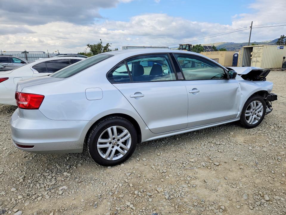 2015 Volkswagen Jetta VIN 3VW2K7AJ8FM226776 COPART salvage auction — FRONT END, Ca - Salvage Certificate, sold $525 on 2026-07-02 (photo 3)