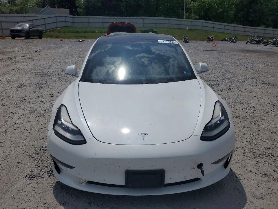 2020 Tesla Model 3 VIN 5YJ3E1EB6LF651220 COPART salvage auction — FRONT END, NC - SALVAGE CERTIFICATE OF TITLE, sold $1,900 on 2026-07-29 (photo 5)