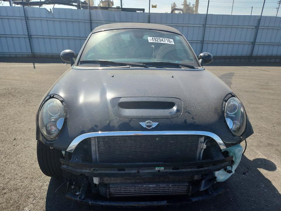 2014 Mini Cooper VIN WMWSY3C59ET594729 COPART salvage auction — FRONT END, Ca - Salvage Certificate, sold $450 on 2026-08-12 (photo 5)