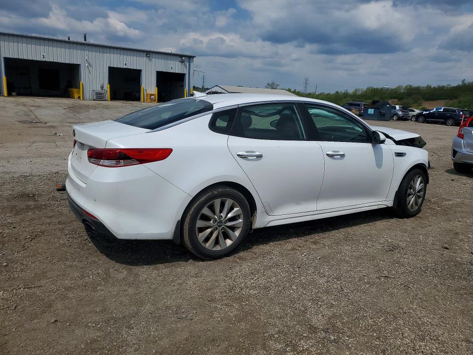 2018 Kia Optima VIN 5XXGT4L35JG252572 COPART salvage auction — FRONT END, Il - Salvage Certificate, sold $375 on 2026-07-10 (photo 3)