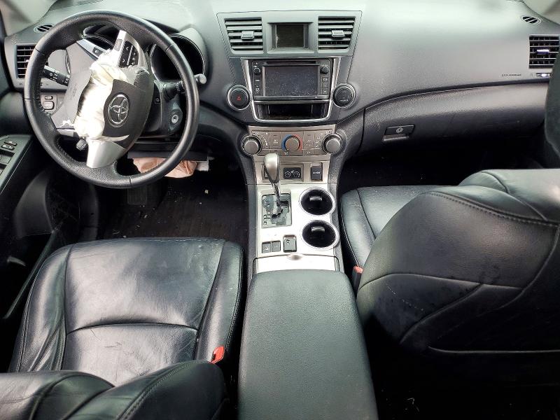 2013 Toyota Highlander VIN 5TDBK3EH4DS276963 COPART salvage auction — FRONT END, Il - Salvage Certificate, sold $2,000 on 2026-07-02 (photo 8)