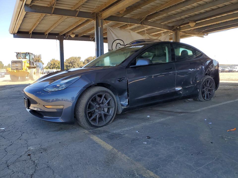 2023 Tesla VIN 5YJ3E1EA8PF447337 COPART salvage auction — REAR END, FL - CERTIFICATE OF DESTRUCTION, sold $5,800 on 2026-07-06 (photo 1)