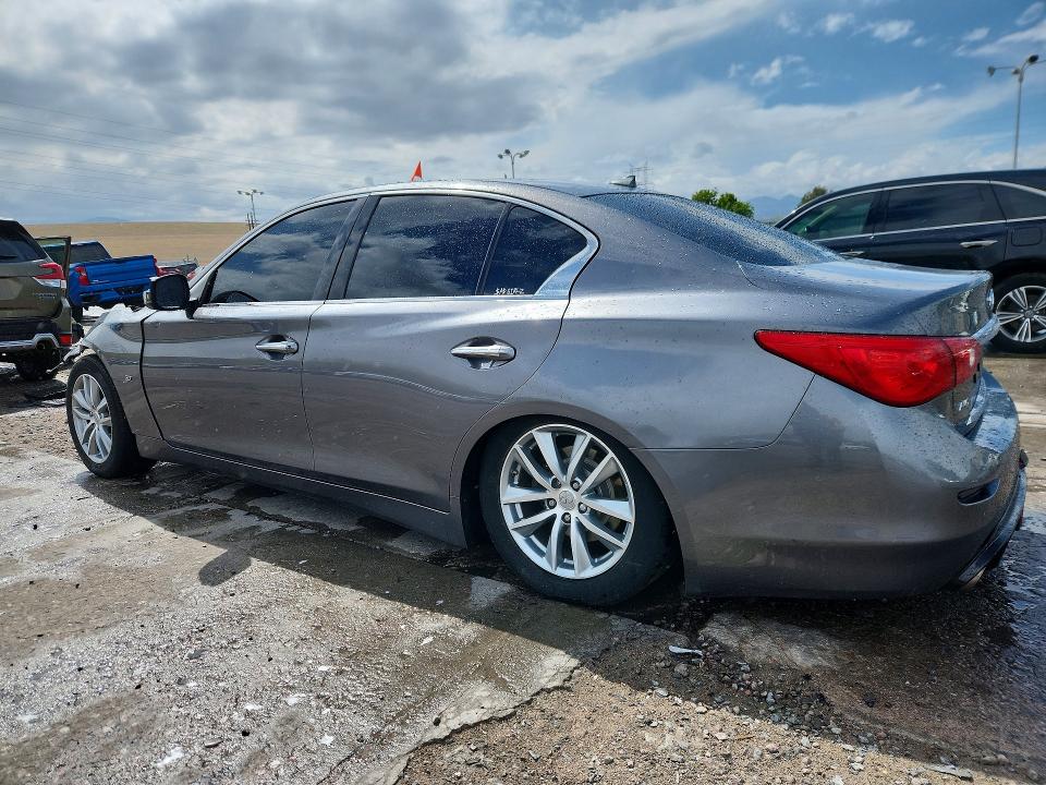2014 Infiniti Q50 VIN JN1BV7AR6EM680554 COPART salvage auction — FRONT END, Co - Salvage Title, sold $325 on 2026-08-24 (photo 2)