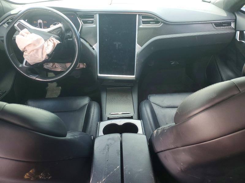 2017 Tesla Model s VIN 5YJSA1E26HF217989 COPART salvage auction — FRONT END, Salvage Title, sold $225 on 2026-07-21 (photo 8)