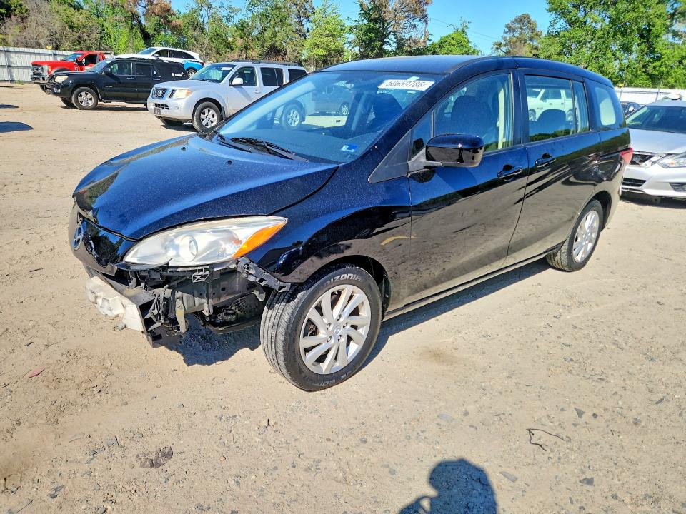 2012 Mazda 5 VIN JM1CW2BL7C0131199 COPART salvage auction — FRONT END, Id - Salvage Certificate Of Title, sold $750 on 2026-07-07 (photo 1)