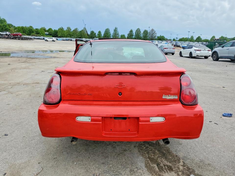 2001 Chevrolet Monte carlo VIN 2G1WX15K219291655 COPART salvage auction — FRONT END, Mo - Bill Of Sale - Destruction, sold $300 on 2026-07-02 (photo 6)