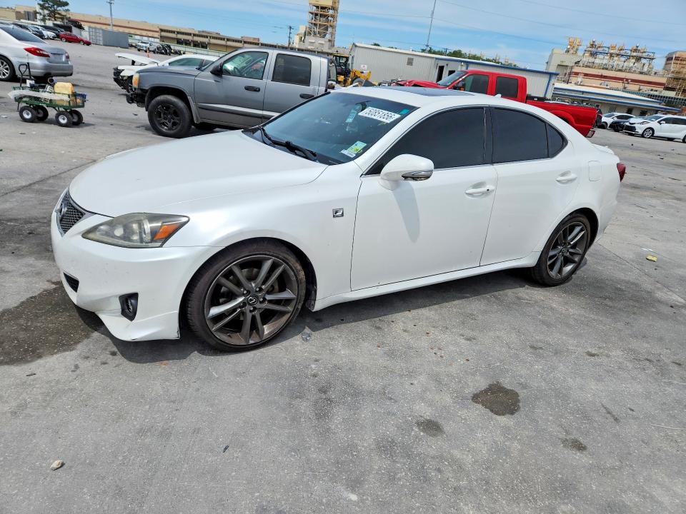 2012 Lexus Is VIN JTHBF5C20C5163576 COPART salvage auction — FRONT END, LA, sold $900 on 2026-07-15 (photo 1)
