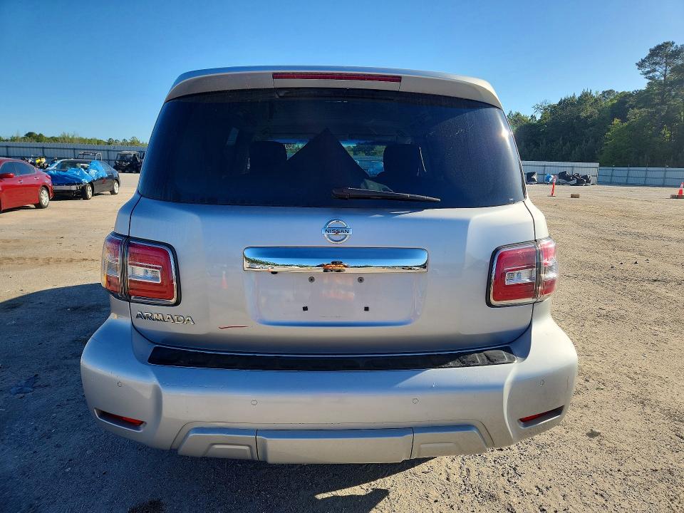 2018 Nissan Armada VIN JN8AY2NC7J9552169 COPART salvage auction — FRONT END, Sc - Cert Of Title-Salvage, sold $3,000 on 2026-07-13 (photo 6)