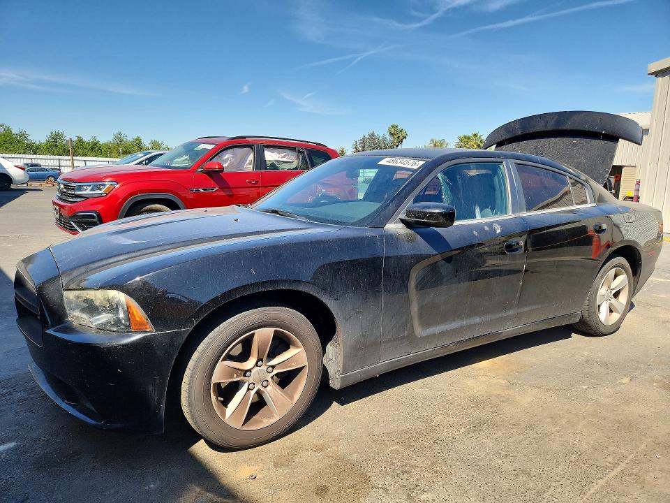 2014 Dodge Charger VIN 2C3CDXBG6EH234638 COPART salvage auction — REAR END, Ca - Salvage Certificate, sold $725 on 2026-07-02 (photo 1)