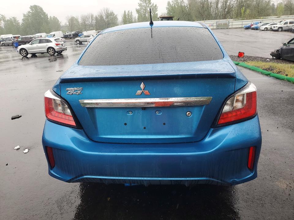 2024 Mitsubishi Mirage VIN ML32FUFJ2RHF04245 COPART salvage auction — FRONT END, Or - Salvage Title Certificate, sold $775 on 2026-07-27 (photo 6)